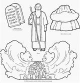 Moses Commandments Moises Lds Teaches Printable Parting Mandamientos Figures Flannel Profeta Bibel Sinai Jesus Geschichten Turning Sonntagsschule Seguir Seguro Provee sketch template
