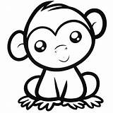 Monkeys Colorear sketch template