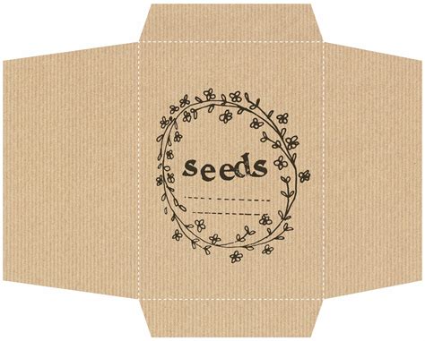 home diy seed packets