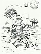 Wars Star Battle Coloring Pages Hoth Getcolorings Printable sketch template