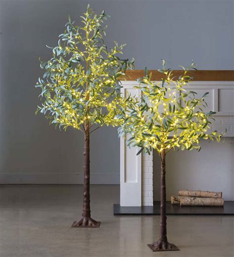 indoor outdoor faux lighted olive tree home accents home decor