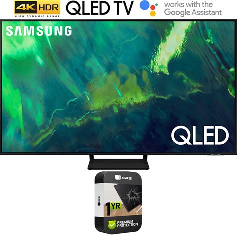 samsung qnqaa   qled  uhd smart tv  bundle  premium extended warranty