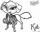 Bratz Petz Pages Coloring Kali Doll Getcolorings Printable sketch template