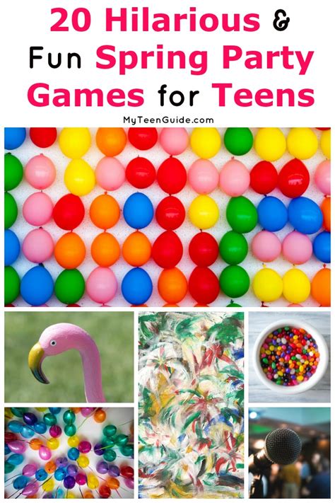 20 hilarious and fun spring party games for teens my teen