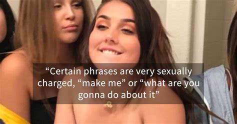 people are sharing non sexual things that feel very sexual