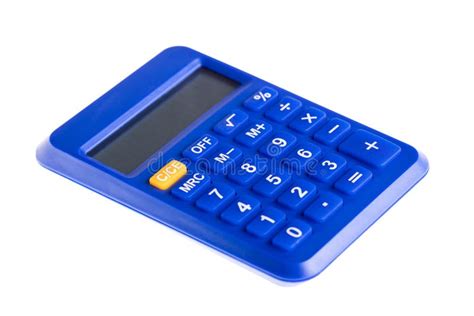 blue calculator stock photo image  multiply addition