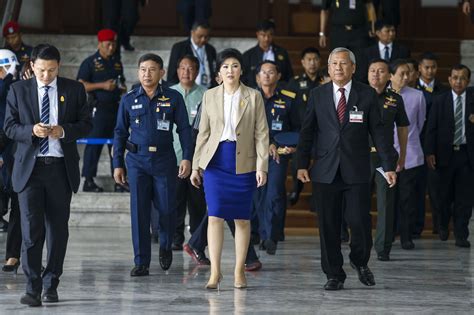 thailand prime minister yingluck shinawatra gave a miss to anti