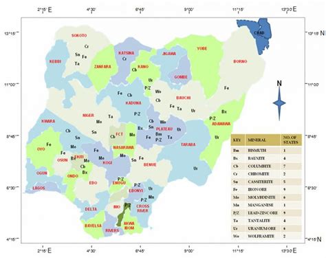 map  nigeria showing natural resources nigeria natural resources map western africa africa