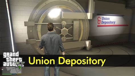 union depository vault tunnel bank interior  gta  tourist