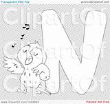 Nightingale Outlined Coloring Illustration Royalty Clipart Vector Bnp Studio sketch template