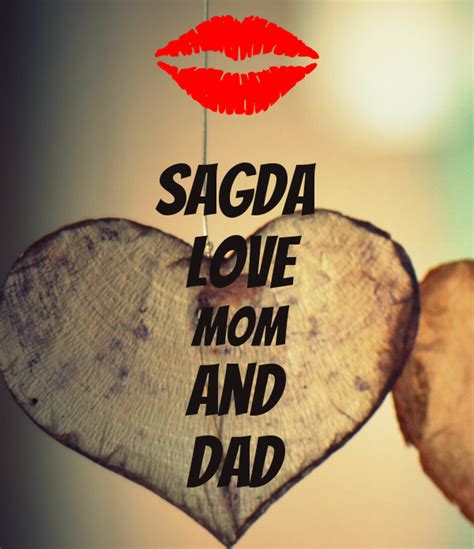 sagda love mom and dad poster amirameroo keep calm o matic