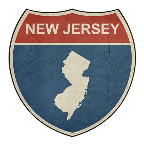 jersey highway sign stock  pictures royalty