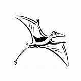 Pterosaurus Dinosaurier Ausmalbilder sketch template