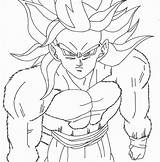 Pages Coloring Goku Ssj Dragon Ball Getcolorings Super Printable sketch template