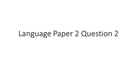 aqa language paper  question  exams   teaching resources