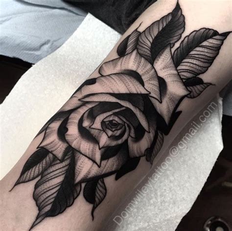 40 blackwork rose tattoos you ll instantly love — tattoos on women — tattoos rose tattoos