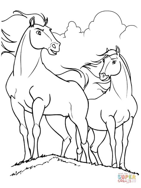 spirit coloring pages    print