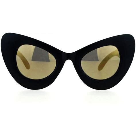 super oversized cateye sunglasses cat womens fashion mirror lens uv 400