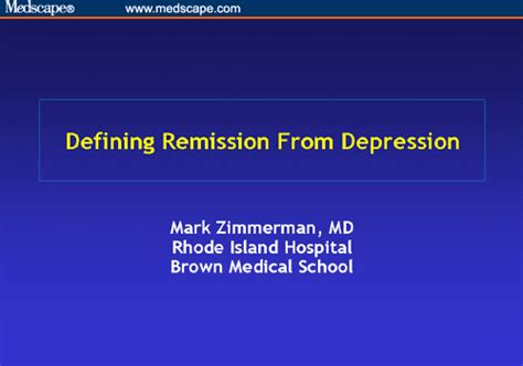 achieving remission in depression efficacy and tolerability considerations