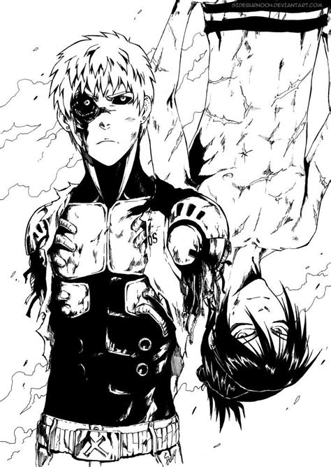 opm one punch man genos and sonic spoiler by sideburn004 one punch