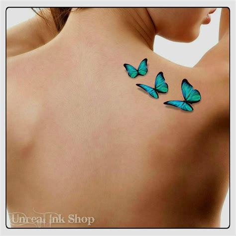 temporary tattoo 3d butterflies fake tattoo flying butterfly etsy