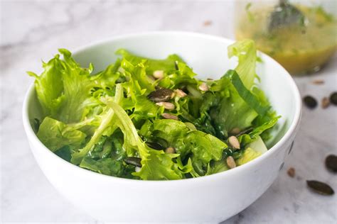 gruener salat  geht der einfache beilagensalat rezept
