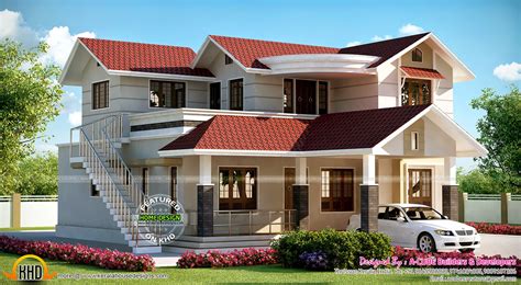 house   staircase kerala home design  floor plans  dream houses