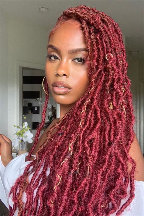 beautiful faux locs hairstyles  curly girl swag faux locs