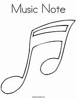 Music Note Coloring Drawing Pages Notes Drawings Cliparts Lord Unto Sing Clipart Noodle Life Let Kids Twisty Library Twistynoodle Big sketch template