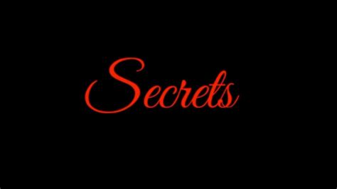 secrets trailershort film youtube