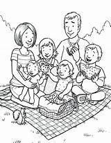Coloring Pages People Group Family Getcolorings Color Bear sketch template