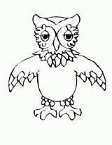 Coloring Owl Pages Great Horned Bird Birds Popular Library Clipart Owlish sketch template