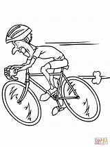 Bmx Carreras Cycling Colorear Bici Montando Bicicletta Disegno Stampare Rennrad Ausmalen Dzieci Kolorowanki Rower Cyclist Kolorowanka Coloringhome Andando Corsa Fahren sketch template