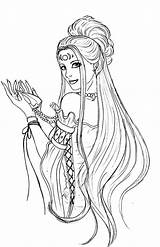 Aphrodite Coloring Pages Drawing Adult Stunning Goddess Coloriage Printable Fairy Sheets Color Girl Hair Drawings Colouring Kidsplaycolor Kids Print Mermaid sketch template