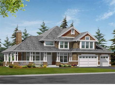 genius craftsman house plans  wrap  porch house plans