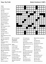 Crossword Puzzles Crosswords sketch template