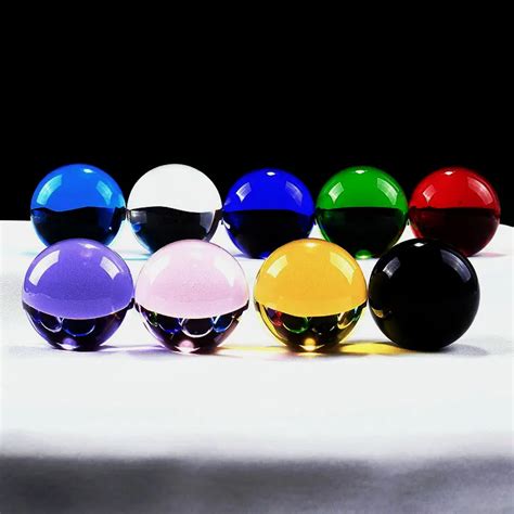 40mm Colorful Crystal Glass Ball Magic Sphere Globe Photography