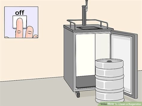 clean  kegerator  steps  pictures wikihow