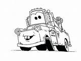 Mater Tow Coloring Pages Drawing Cars Mcqueen Lighting Color Paintingvalley Printable Getcolorings Getdrawings Drawings Helping House sketch template