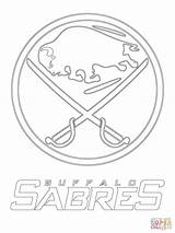 Sabres Buffalo Logo Coloring Hockey Nhl Pages Printable Sport1 Color Drawing Silhouettes Paper sketch template