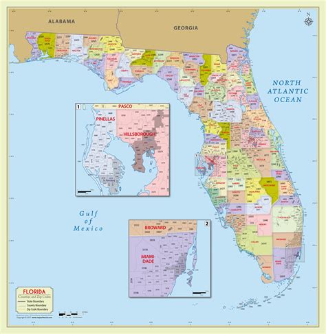 Zip Code Map For Florida Map Quiz