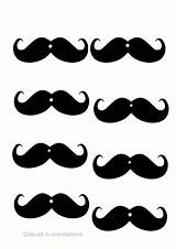 Moustache Moustaches Maternelle Activites Colo Magique sketch template