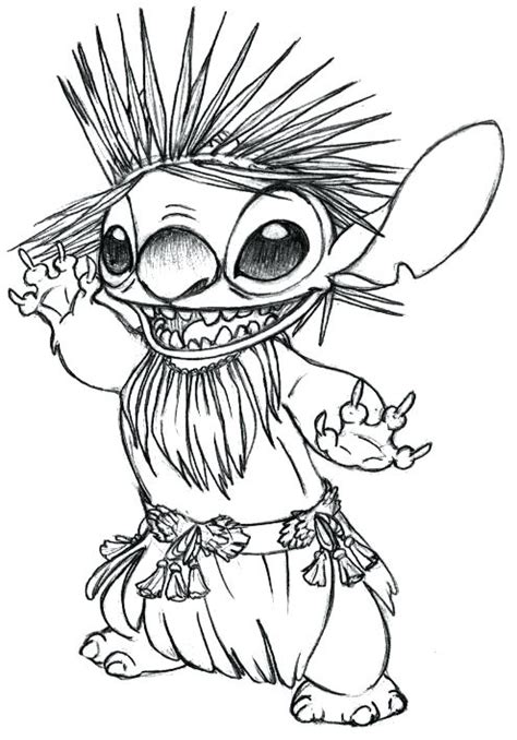 stitch coloring page images