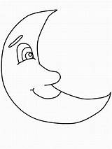 Lune Colorear Croissant Luna Coloriages Divierten Aprenden Juegan Guay Buddies Albumdecoloriages sketch template