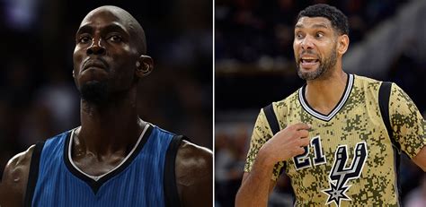 kevin garnett pays tribute to tim duncan with throwback picture san antonio express news