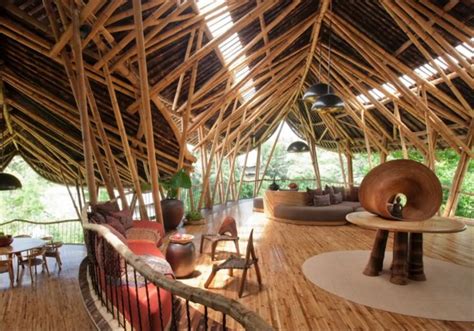 ibukus stunning  story bamboo luxury homes   structures tree house accessories