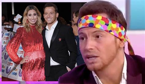 stacey solomon stings joe swash on live tv over their sex life