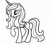 Coloring Sparkle Pages Twilight Pony Little Twlight Popular sketch template