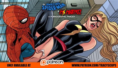 spider man and ms marvel panel excerpt by tracyscops hentai foundry