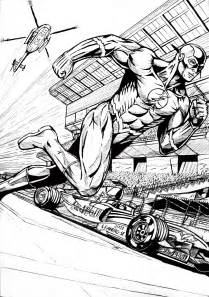 flash superhero coloring pages projects   pinterest